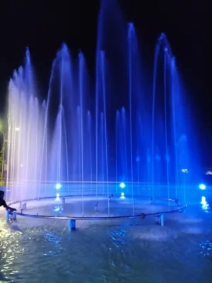 Kolam Pemprov Sulbar Kembali Indah, Air Mancur Warna-Warni Rampung Jelang Pergantian Tahun