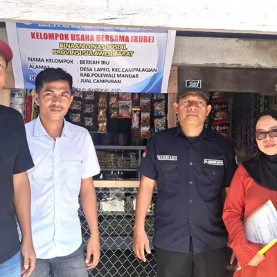 Monev KUBE Tahap I, Dinsos Sulbar Pastikan Program Pemberdayaan Tepat Sasaran