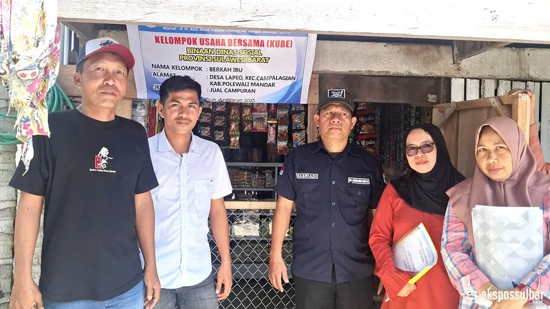 Monev KUBE Tahap I, Dinsos Sulbar Pastikan Program Pemberdayaan Tepat Sasaran