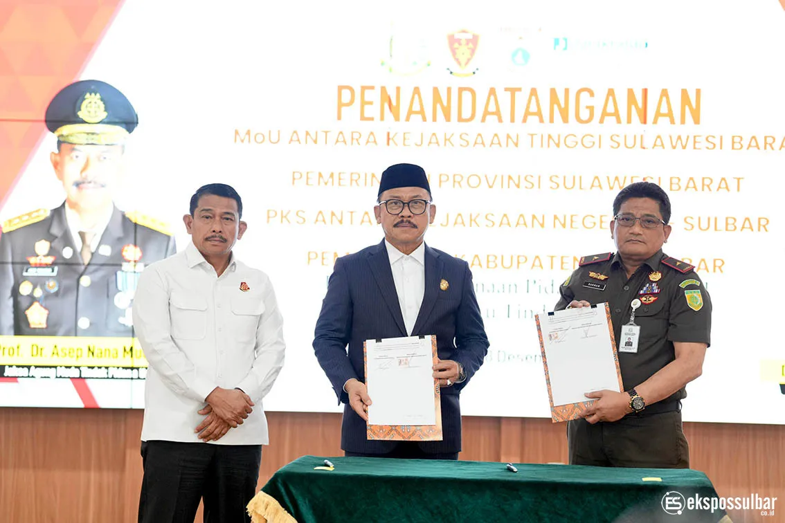 Sulbar Terapkan Hukuman Kerja Sosial, Pemprov dan Kejati Resmi Teken MoU