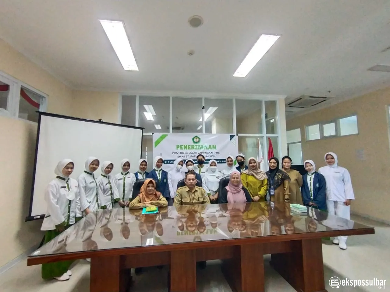 RSUD Sulbar Sambut Hangat Siswa SMKS St. Fatimah Mamuju dalam Kegiatan PBL