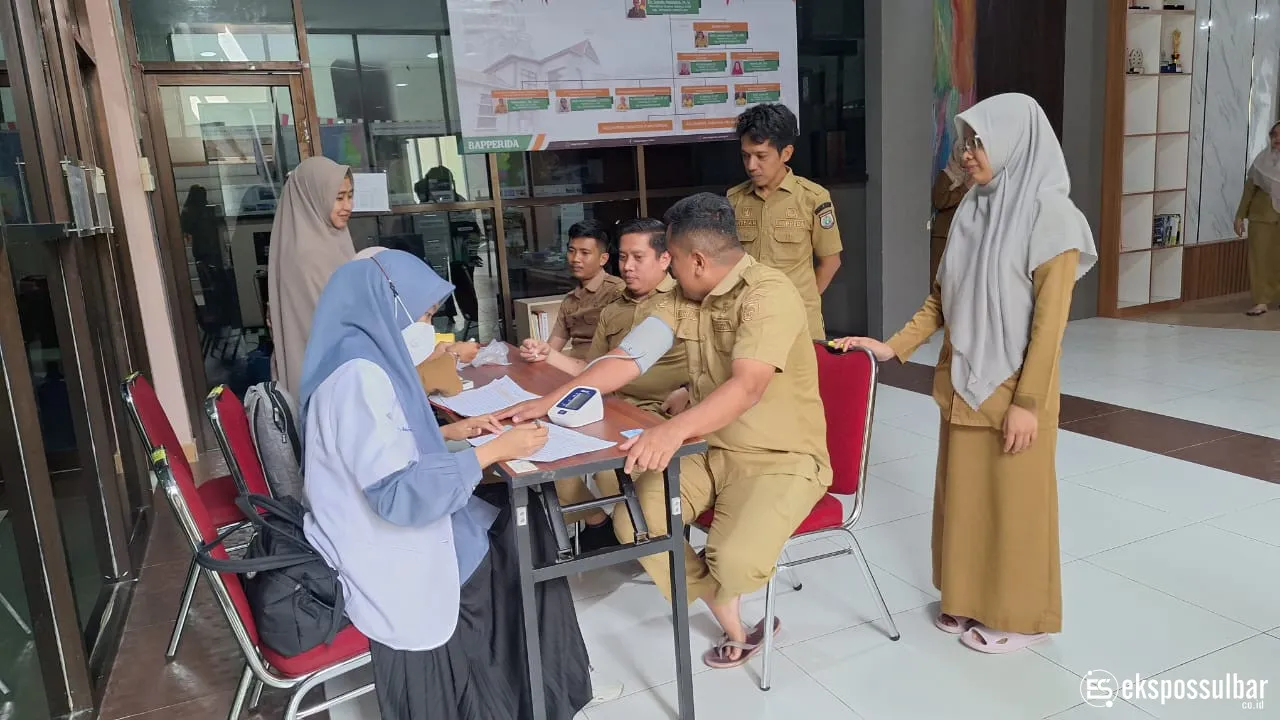 Bapperida Sulbar Gelar Skrining Deteksi Dini Penyakit Tidak Menular bagi Aparatur