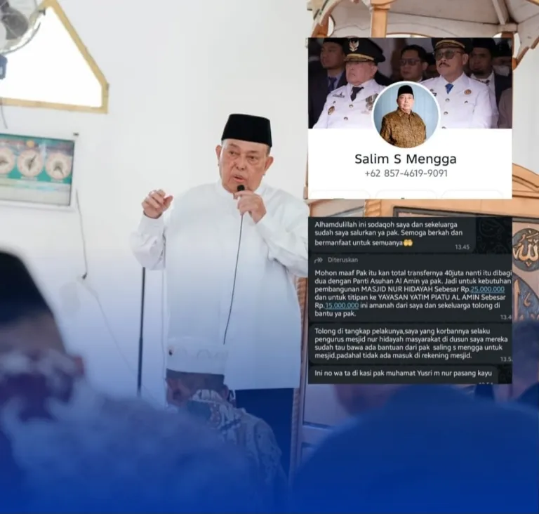 Waspada Penipuan! Oknum Catut Nama Wagub Salim untuk Modus Bantuan Palsu Pembangunan Masjid
