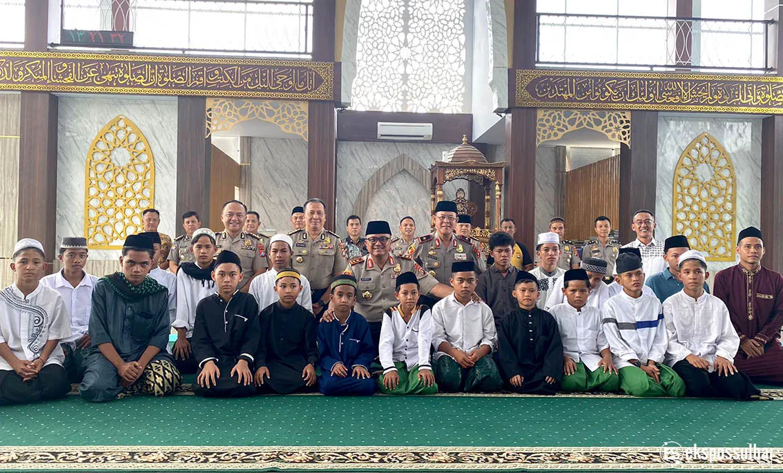 Polda Sulbar Gelar Yasinan dan Doa Bersama Anak Yatim, Kapolda: Menata Hati Jadi Pribadi yang Lebih Baik
