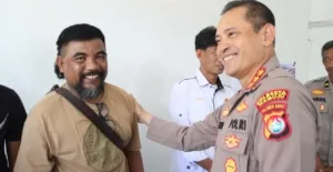 Jenguk Personel Korban Kericuhan Unras, Kapolresta Mamuju Jamin Biaya Pengobatan Hingga Pulih