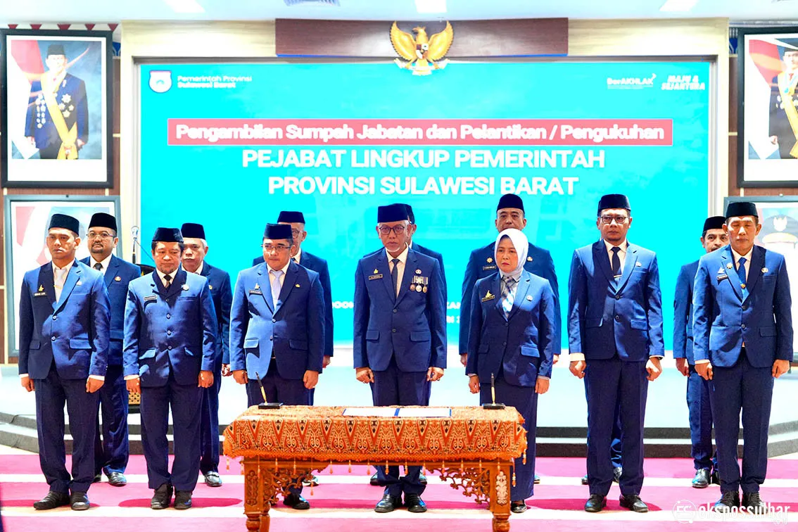 Usai Dilantik, Karo Pemkesra Sulbar: Kami Siap Mendukung Penuh Kebijakan Gubernur dan Wakil Gubernur