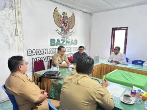 Kepala Biro Pemkesra Sulbar Kunjungi Kantor BAZNAS, Koordinasi Pengelolaan Zakat, Infak, dan Sedekah