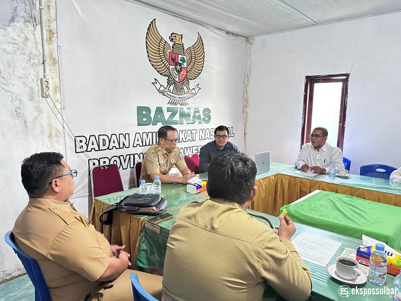 Kepala Biro Pemkesra Sulbar Kunjungi Kantor BAZNAS, Koordinasi Pengelolaan Zakat, Infak, dan Sedekah