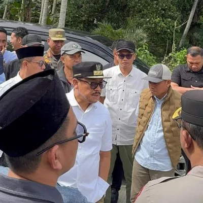 Ketua KONI Sulbar Dampingi Gubernur Kunjungan Kerja ke Kabupaten Pasangkayu 