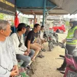 Ops Keselamatan: Ditlantas Polda Sulbar Sasar Komunitas Ojek di Kali Mamuju Ajak Jadi Pelopor Tertib Berkendara