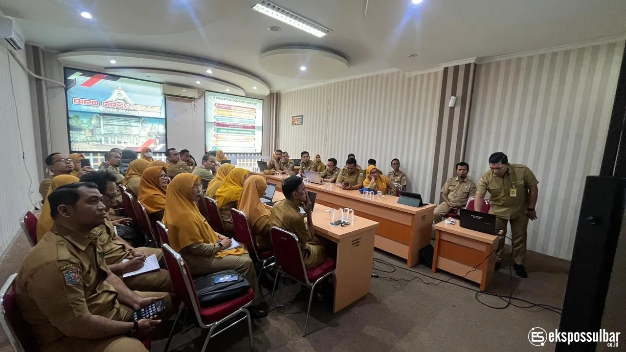 Perkuat Tata Kelola Pemerintahan, Biro Hukum Hadiri Rapat Teknis Penyusunan Perjanjian Kinerja dan Rencana Aksi Tahun 2026