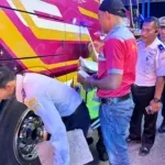 Dirlantas Polda Sulbar Turun Langsung Cek Kelayakan Bus Antar Kota, Pastikan Armada Aman Selama Operasi Keselamatan