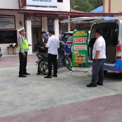 Tingkatkan Kepatuhan Pajak dan Tertib Lalu Lintas, UPTD Pajak Mamasa dan Satlantas Gelar Operasi Marano Terpadu