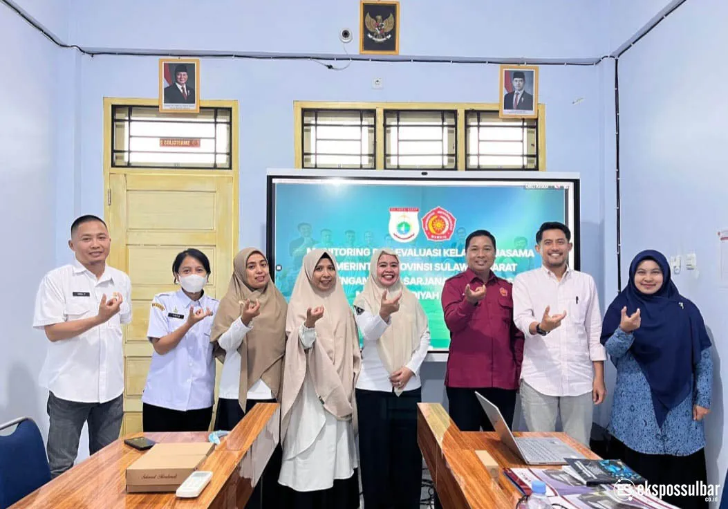 BKPSDM Sulbar Monev Kelas Kerja Sama ASN di Unimaju