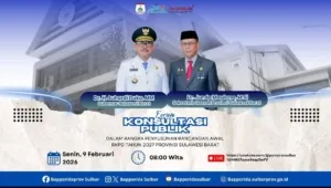 Bapperida Sulbar Gelar Forum Konsultasi Publik RKPD 2027, Perkuat Arah Pembangunan Partisipatif