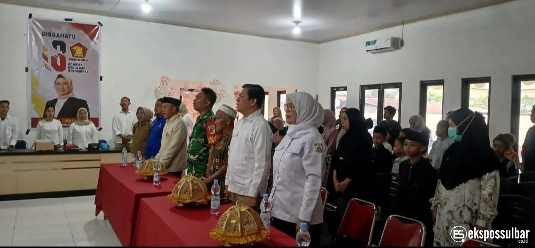Kesbangpol Sulbar Hadiri Peringatan HUT ke-18 Partai Gerindra di Mamuju