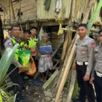 Program Polantas Mappatulung, Ditlantas Polda Sulbar Bantu Korban Kebakaran di Polman
