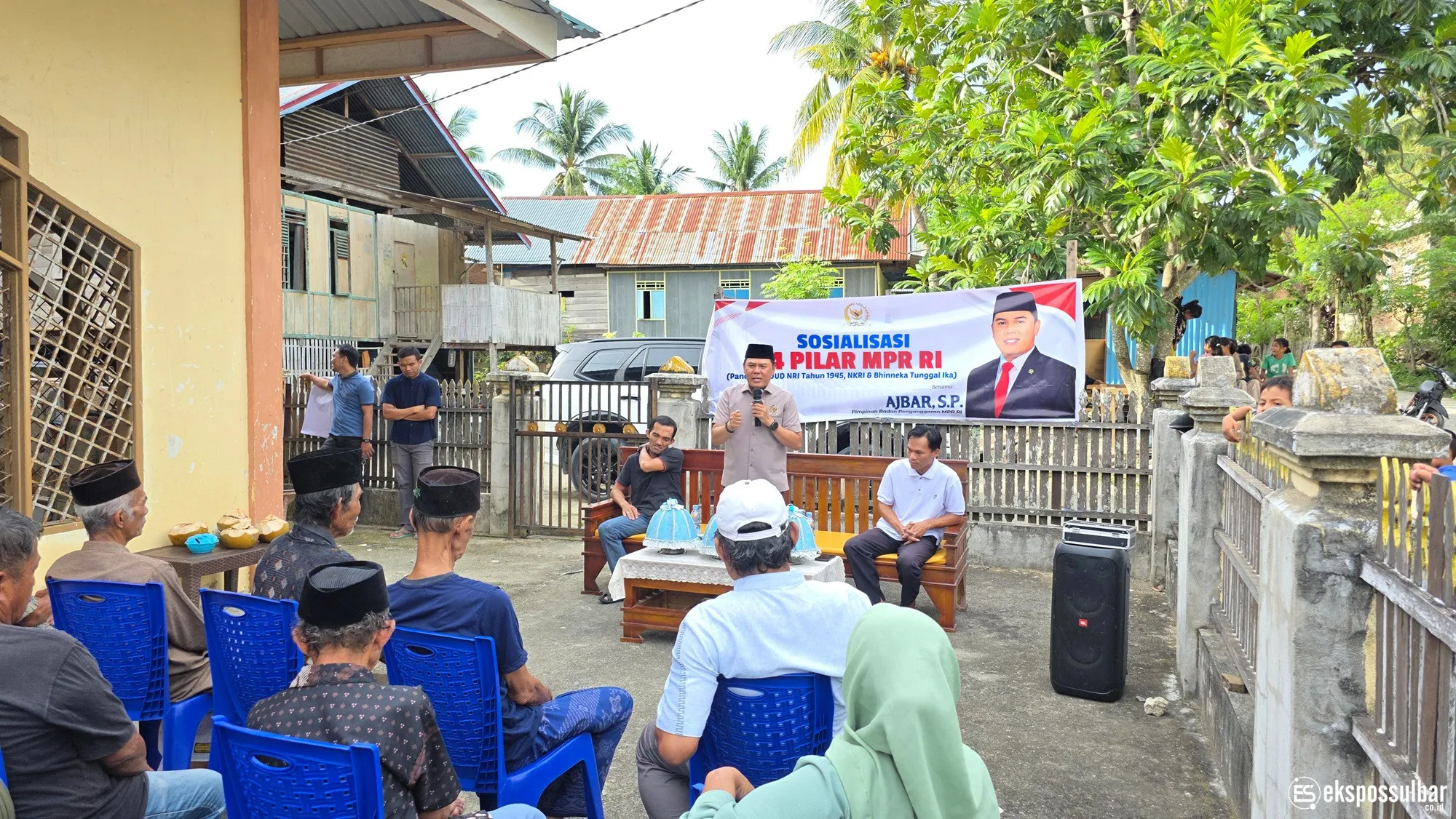 Perkokoh Kebangsaan di Pamboang, Ajbar,S.P., Sosialisasi Empat Pilar di Desa Bonde
