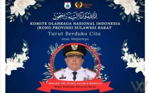 Salim S. Mengga Wafat, Ketum KONI Sulbar: Kehilangan Sosok Pemimpin Berintegritas