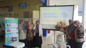 Peringati Hari Glaukoma Sedunia, RSUD Sulbar Berikan Edukasi Kesehatan Mata kepada Pengunjung Rawat Jalan