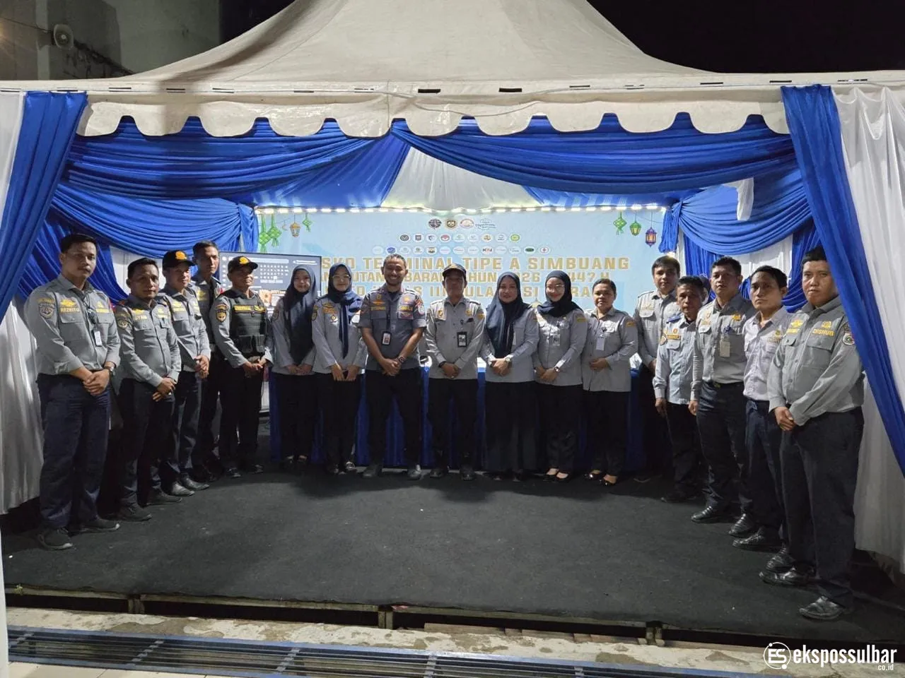 Dinas Perkimtanhub Sulbar dan BPTD Dirikan Posko Angkutan Lebaran 2026 di Terminal Simbuang Mamuju