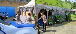 Dirlantas Polda Sulbar Cek Pos Pengamanan Operasi Ketupat di Mamuju, Pastikan Personel Siap Layani Masyarakat