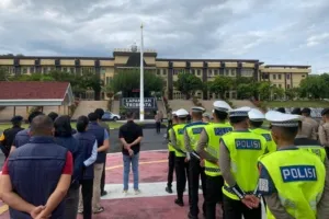 Dirlantas Polda Sulbar Minta Personel Maksimalkan Tugas, Jamin Pelayanan Prima di Hari Raya Idul Fitri 1447 H