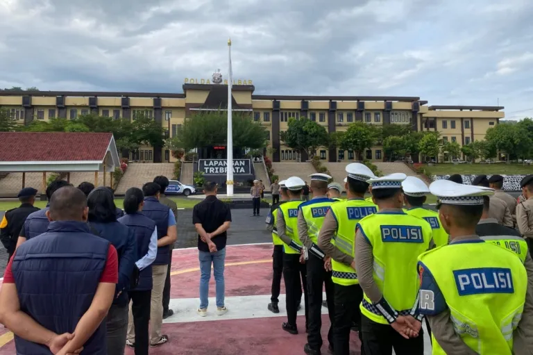 Dirlantas Polda Sulbar Minta Personel Maksimalkan Tugas, Jamin Pelayanan Prima di Hari Raya Idul Fitri 1447 H