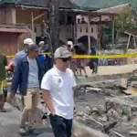 Pastikan Bantuan Tepat Sasaran, Pemprov dan DPRD Sulbar Tinjau Lokasi Kebakaran Galung Tuluk