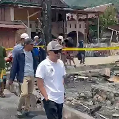 Pastikan Bantuan Tepat Sasaran, Pemprov dan DPRD Sulbar Tinjau Lokasi Kebakaran Galung Tuluk