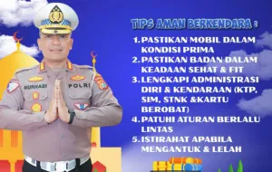 Ditlantas Polda Sulbar Berbagi Tips Mudik Aman, Jamin Perjalanan Keluarga Bahagia di Bulan Ramadan