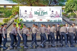 Tradisi Saling Memaafkan Pasca Idul Fitri, Polda Sulbar Perkuat Soliditas Personel