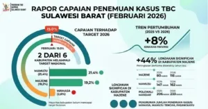 Penemuan Kasus TBC Sulbar Naik 8 Persen, Dua Kabupaten Lampaui Target Nasional