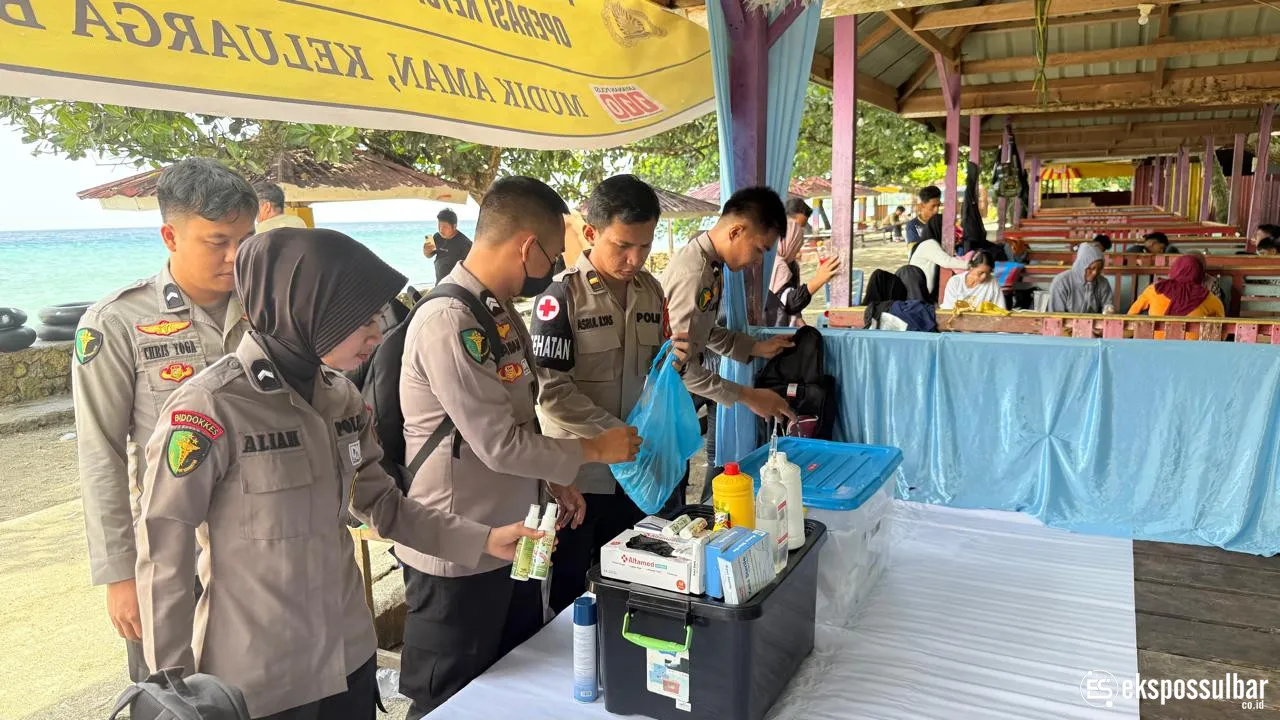 Kapolda Sulbar Arahkan Tim Dokpol Siaga, Antisipasi Bahaya Ubur-ubur dan Bulu Babi di Lokasi Wisata