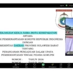 Inspektorat Sulbar Matangkan Draft Nota Kesepakatan dengan KPK