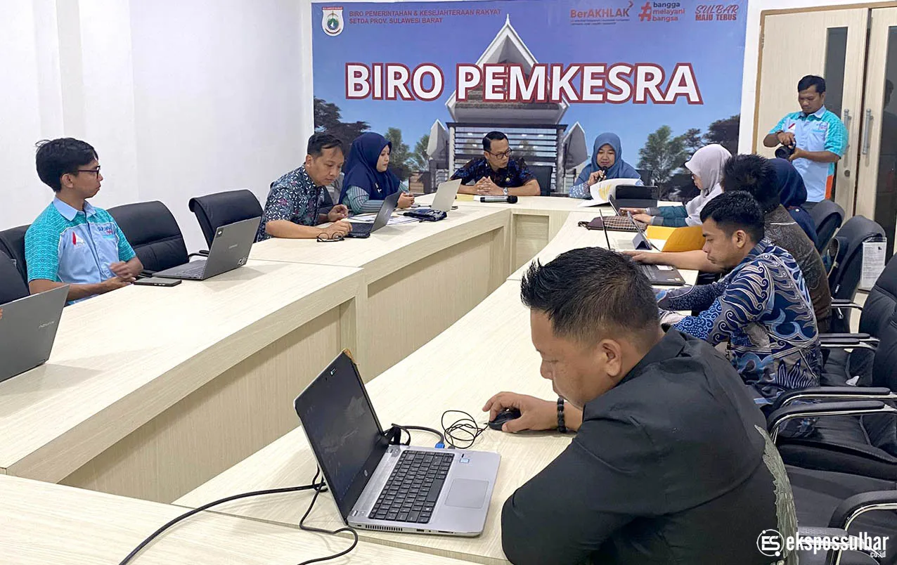 Perkuat Kebijakan Berbasis Data, Biro Pemkesra Sulbar Matangkan Kerjasama dengan BPS