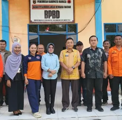 BPBD Sulbar Koordinasi dengan BPBD Mamasa Evaluasi Kesiapsiagaan Bencana