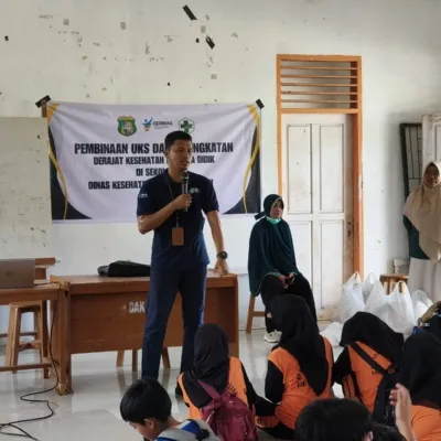 DKPPKB Sulbar Perkuat Pembinaan UKS di SMP 2 Lariang, Dorong Kesehatan Peserta Didik