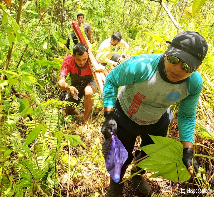 Dinas Perkimtanhub Sulbar Pasang Patok Lahan Persiapan Kawasan Imigrasi