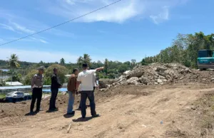 Kapolda Sulbar Cek Persiapan Lokasi Pembangunan Kantor PJR di Lengke