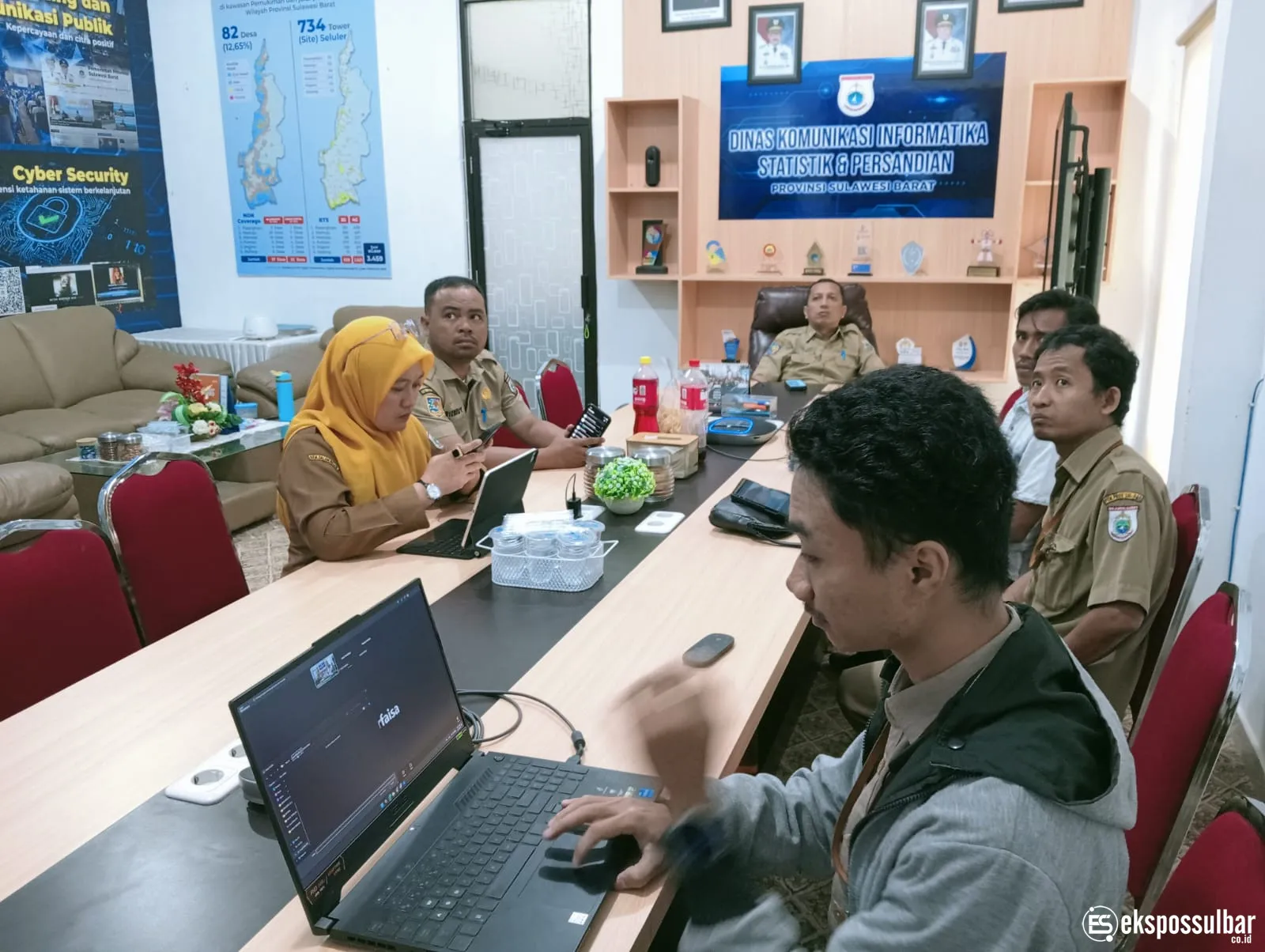 Kominfo Sulbar Genjot Literasi Digital, Edukasi Publik Cegah Ancaman Siber