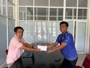 Serahkan Santunan, KONI Sulbar Sampaikan Belasungkawa Atas Meninggalnya Atlet Karate