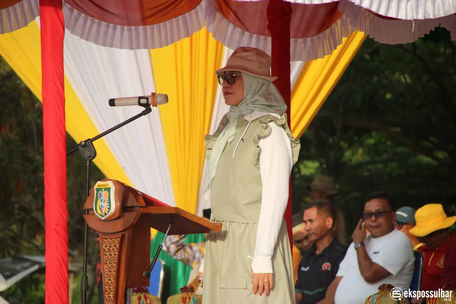 Wabup Pasangkayu Sambut Rombongan Napak Tilas