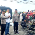 Korsleting Listrik di Pos Keamanan, Gedung Belajar Ponpes Hidayatullah Mamuju Hangus Terbakar