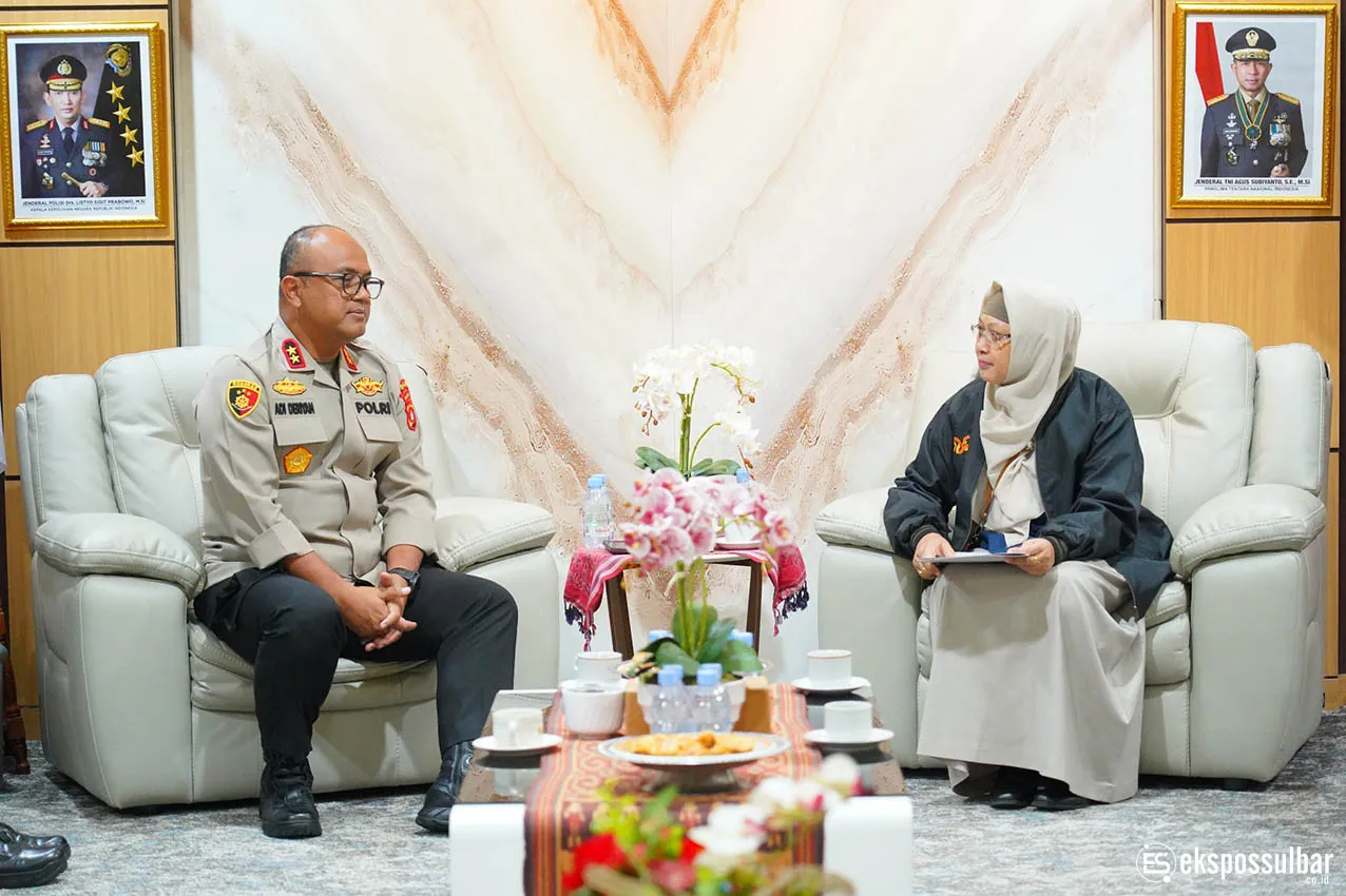 Kapolda Sulbar Audiensi dengan Kepala BPS, Bahas Data Ekonomi dan Potensi Wilayah
