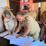 Tingkatkan Akuntabilitas Organisasi, Kalaksa BPBD Sulbar Teken Perjanjian Kinerja dengan Bidang dan Sekretariat