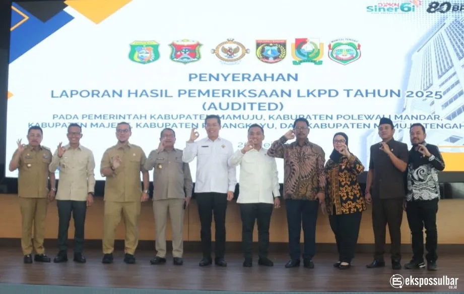 Ketua DPRD Mamuju Hadiri Penyerahan LHP LKPD Pemkab Mamuju, BPK Beri Opini WTP