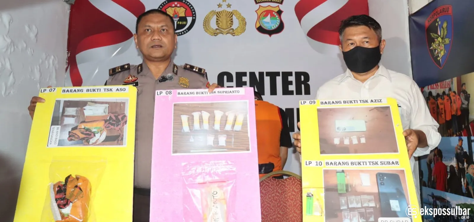 Polresta Mamuju Amankan 110 Gram Narkotika dari Jaringan Antarnegara