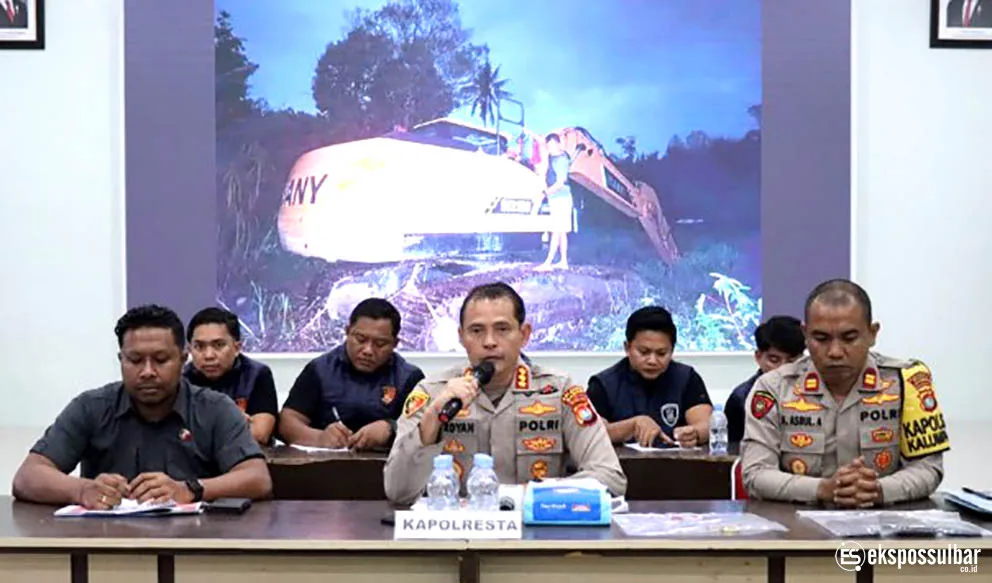 Omzet Capai Ratusan Juta, Tambang Emas Ilegal di Bonehau Dibongkar Polresta Mamuju