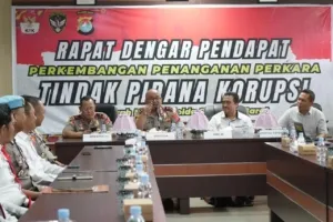 Kapolda Sulbar Pimpin Rapat Dengar Pendapat, Kupas Tuntas Penanganan Perkara Korupsi